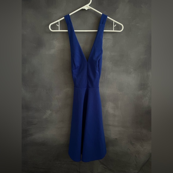 Charlotte Russe Blue Party Dress, Short Dress - Picture 1 of 6
